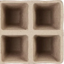 Set med såkrukor, 5x3,5x3,5 cm, Brun