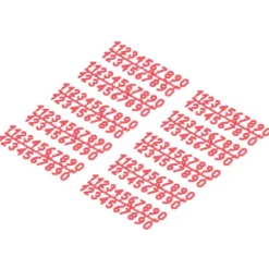 10-set plastnummerskylt nummerskylt nummermärkning för bostadslägenhet kontorsrum bikupa