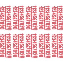 10-set plastnummerskylt nummerskylt nummermärkning för bostadslägenhet kontorsrum bikupa