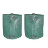 SHOP-STORY - GARDEN BAG 2x: 2 XXL vikbara trädgårdsväskor - 272L i robust PP med band