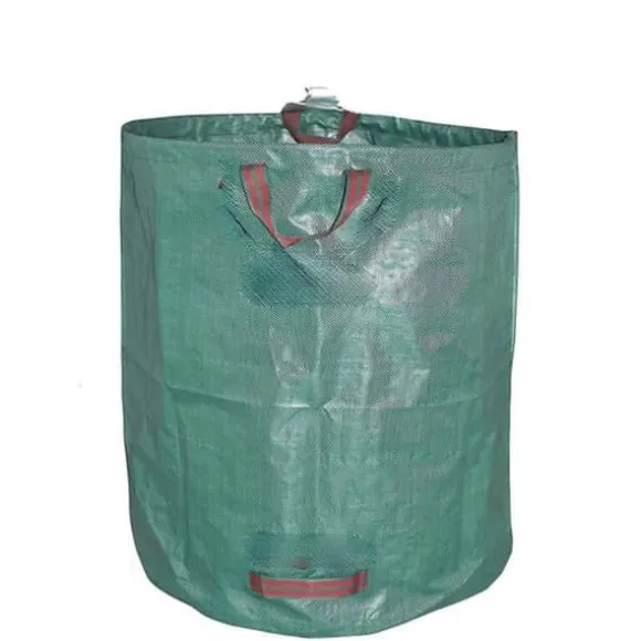 SHOP-STORY - GARDEN BAG 2x: 2 XXL vikbara trädgårdsväskor - 272L i robust PP med band