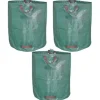 SHOP-STORY - GARDEN BAG 3x: 3 XXL hopfällbara trädgårdsväskor - 272L i robust PP med band