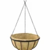 Siena Garden Wrought J58085 #####Hängeampel Stål, Kokos Sort, Natur