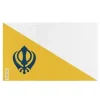 Sikh-konfederationens flagga sedan det sikhiska imperiet 160 x 240 cm