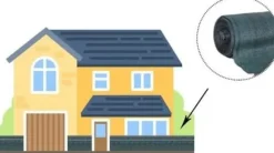 Sikt-nätnät - skuggnät rulle - 90 procent - 1,5 x 50 m - solskärmsnät - integritetsnät - grön - inkl. monteringssats - trädgård