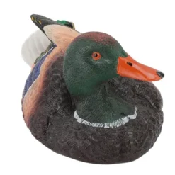 Simulering Vatten Flytande Anka Skulptur Prydnad Syntetisk harts Konstföremål Fontän Damm Dekoration