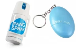 Självförsvarskit - Pangspray och överfallslarm (Blå)