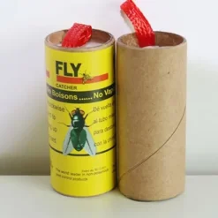 Skadedjursfälla, flugfälla, 4 rullar bärbart klibbigt papper, flugor, insekter, lim, enhet [F718118373]
