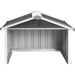 Skjul för robotgräsklippare 92x97x63 cm galvaniserat stål