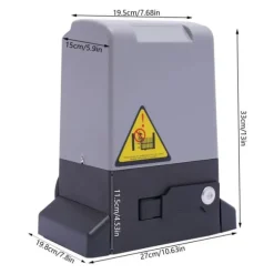 Skjutportöppnare, fjärrkontroll, säkerhetsfunktioner,550W