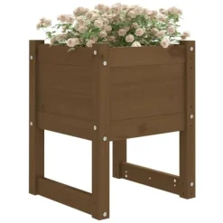 Skrivbord honungsbrun 40x40x52,5 cm massiv furu