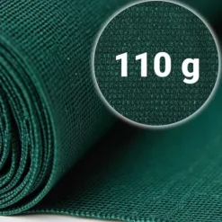Skuggnät 1,5x50m 110 g/m2 + 50 klämmor gröna