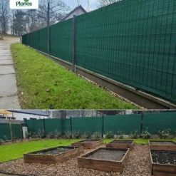 Skuggnät 1,5x50m 110 g/m2 + 50 klämmor gröna