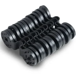 Skuggnät 1,5x25m 140g/m2 + 50 klämmor grå