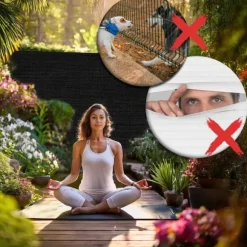 Skuggnät 1,5x50m 110g/m2 + 50 klämmor grå