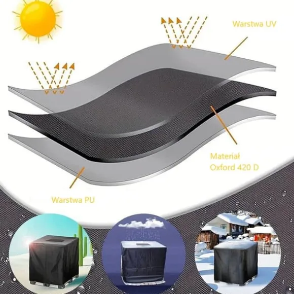 Skyddslock för IBC-tank (Mauser) för regnvatten 1000 l