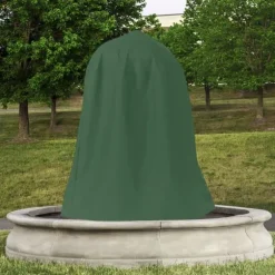 Skyddsöverdrag för trädgårdsfontän, silverbelagd oxfordduk, vattentät, vindtät, fontänskydd
