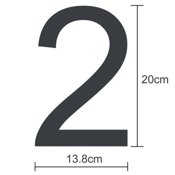 Skyltning utomhus - adresskyltning - portnummer - husnummer - Molvce gatanummer - shuzi-2