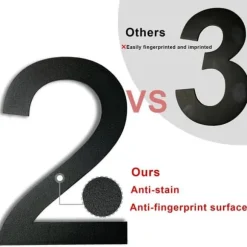 Skyltning utomhus - adresskyltning - portnummer - husnummer - Molvce gatanummer - shuzi-2