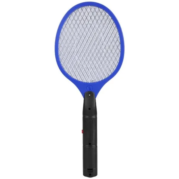 Sladdlös Batteridriven Elektrisk Flugmygg Smälla Bug Zapper Racket Insektdödare Blå