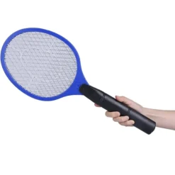 Sladdlös Batteridriven Elektrisk Flugmygg Smälla Bug Zapper Racket Insektdödare Blå