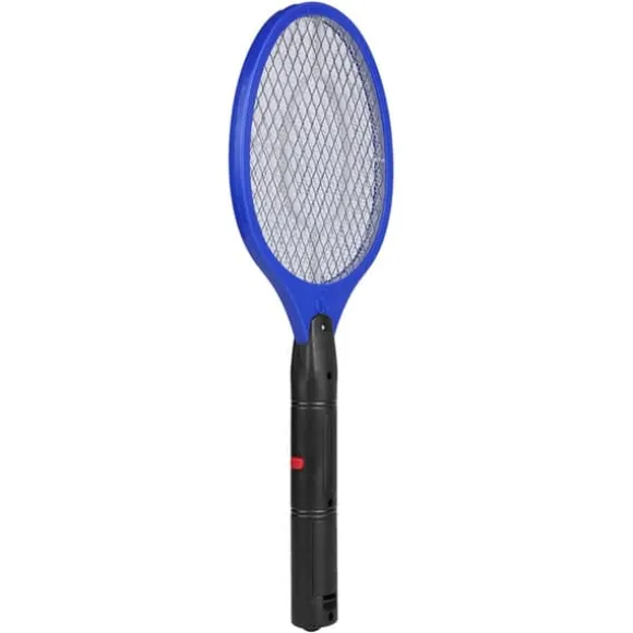 Sladdlös Batteridriven Elektrisk Flugmygg Smälla Bug Zapper Racket Insektdödare Blå