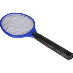 Sladdlös Batteridriven Elektrisk Flugmygg Smälla Bug Zapper Racket Insektdödare Blå