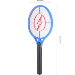 Sladdlös Batteridriven Elektrisk Flugmygg Smälla Bug Zapper Racket Insektdödare (blå)