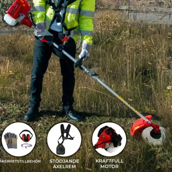 Sladdlöst Multiverktyg 5 i 1 för Trädgård Häcksax Häcktrimmer med Lång Räckvidd Grästrimmer Trimmer Röjsåg Motorsåg Bensin GRATIS Säkerhetsutrustning | CDON
