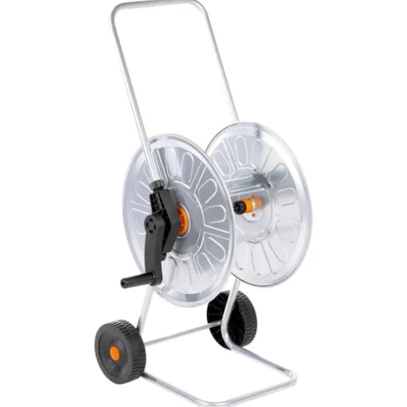 Slangvinda väggmonterad för 60 m 1/2" stålslang