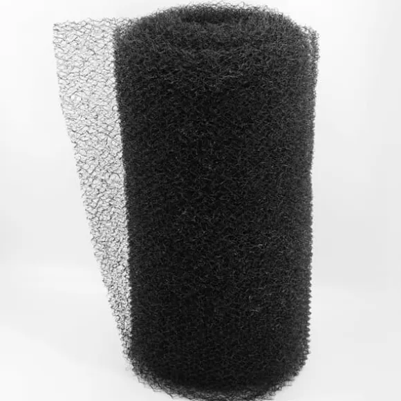 Slopematta Ytstabiliseringsfilt 8 m x 1 m Styrka 20 mm UV Stabil Bankmatta Svart