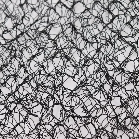 Slopematta Ytstabiliseringsfilt 8 m x 1 m Styrka 20 mm UV Stabil Bankmatta Svart