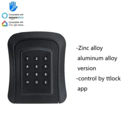 Smart Nyckelbox, Vattentät IP65, Säker Nyckelförvaring,TTlock metall