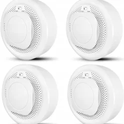 Smart Zigbee rökdetektor - MOES - Brandsäkert material - Smartphone-notifikationer - Ljudlarm