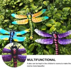 Smidesjärn Slända Vägghängande Innergård Trädgård Veranda Hem Vägg Balkong Konstdekoration Utomhus inomhusdekoration