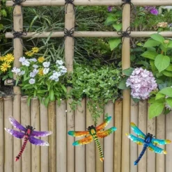 Smidesjärn Slända Vägghängande Innergård Trädgård Veranda Hem Vägg Balkong Konstdekoration Utomhus inomhusdekoration