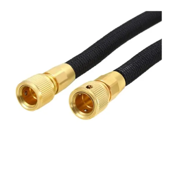 Smidig trädgårdsslang - 10-30 meter - med sprutpistol - svart