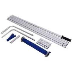 Snö Takkratta, 21 Fot Justerbar Aluminium Snö Takkratta med Hjul och Oxford Glid, 20'x16'