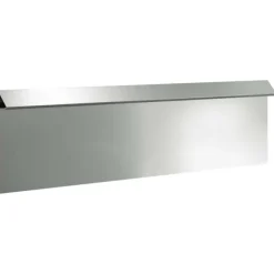 Snigelavvisande stängsel i galvaniserat stål - vidaXL - Silverfärgad - 100x3,5x25 cm - Hållbar - Utomhus - Montering krävs