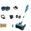 Snöplog, borstlös motor, sladdlös drift,2 Batteri, Elektrisk-a
