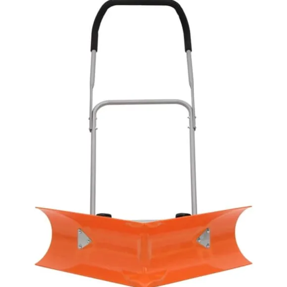 Snöplog med förlängningsbart handtag - Effektiv snöskottning | Färg: Orange | Storlek: 77x21 cm