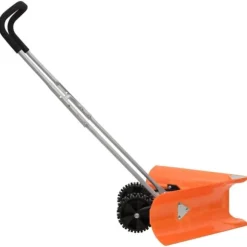 Snöplog med förlängningsbart handtag - Effektiv snöskottning | Färg: Orange | Storlek: 77x21 cm