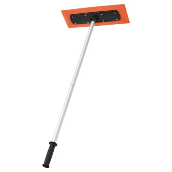 Snöraka för biltak - Snöskrapa med skumblad - 1,2 m Längd - 45 cm Repfritt Skumblad - Halkfritt Handtag - Lätt - Löv- och Skräpborttagning