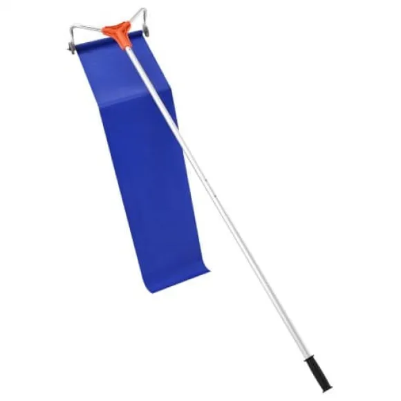 Snöraka för tak, 125-524 cm x 51 cm x 27 cm, Silver, Aluminium