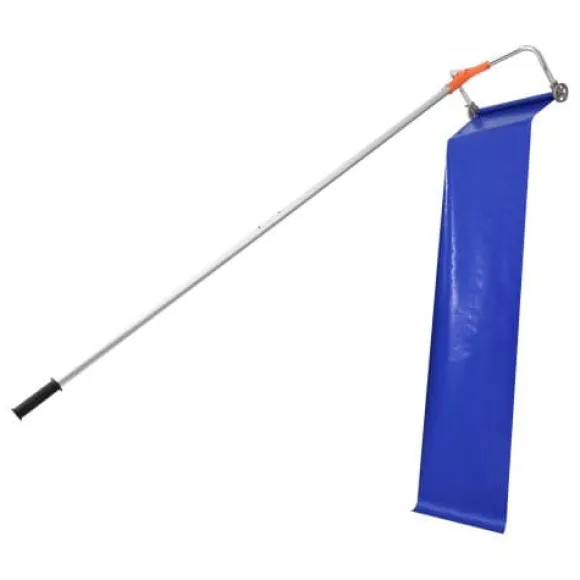 Snöraka för tak, 125-524 cm x 51 cm x 27 cm, Silver, Aluminium