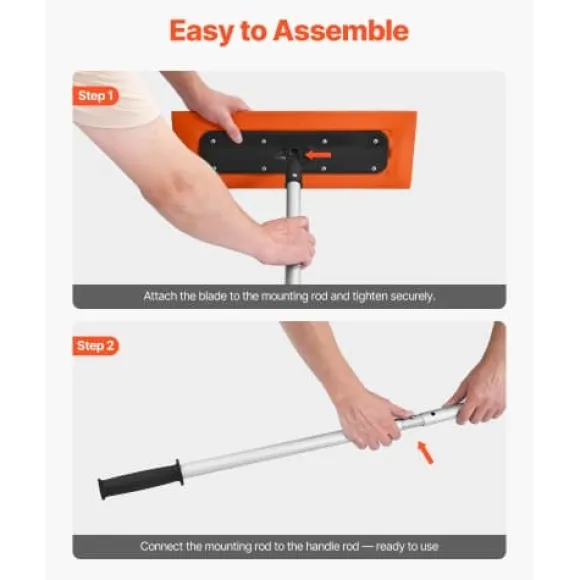 Snöraka för tak, 120x45x16,5 cm, Silver, Skumblad