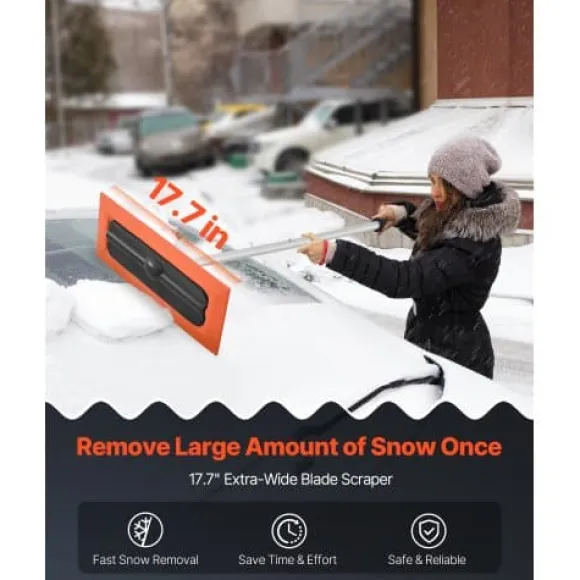 Snöraka för tak, 120x45x16,5 cm, Silver, Skumblad