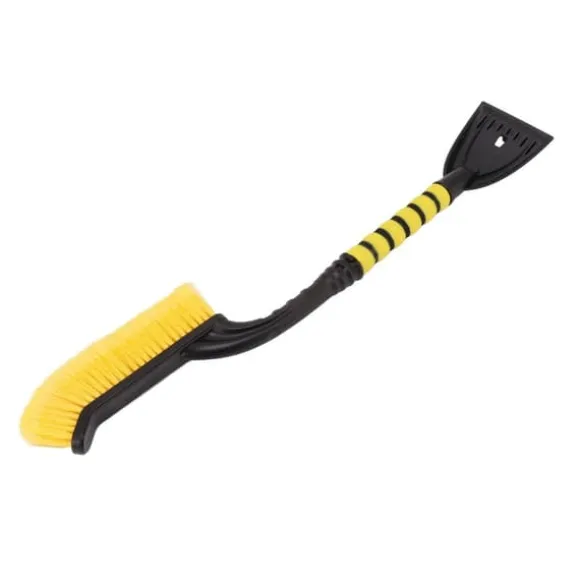 Snöröjningsverktyg med löstagbar isskrapa för bilar Lastbilar - Gul Svart