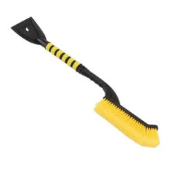 Snöröjningsverktyg med löstagbar isskrapa för bilar Lastbilar - Gul Svart