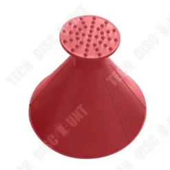 Snöskrapa - TD® - Magisk Kon - Diameter 14,5 cm - Färg Röd - Praktisk och Hållbar
